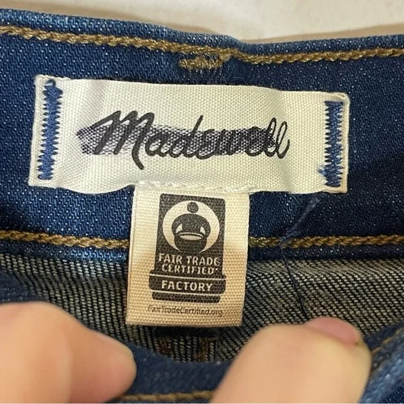 Madewell NWT Petite Perfect Vintage Wide-Leg Jeans Size 27P in Pipestone Wash - Picture 11 of 16